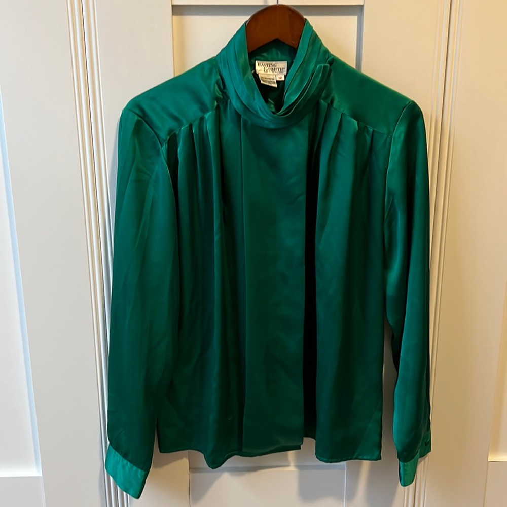 Hasting and Smith Green Blouse